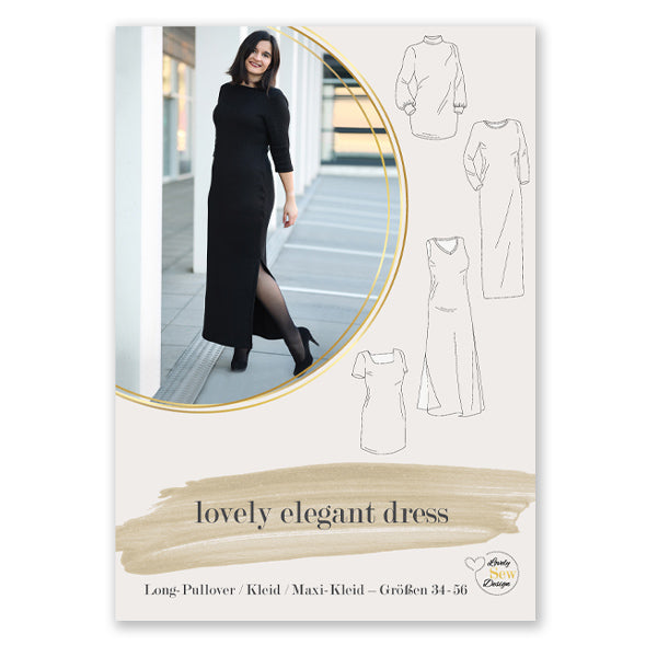 New Look Pattern UN6554A Damen Strickoverall Und Kleider, Papier, Weiß, Multi-Colour