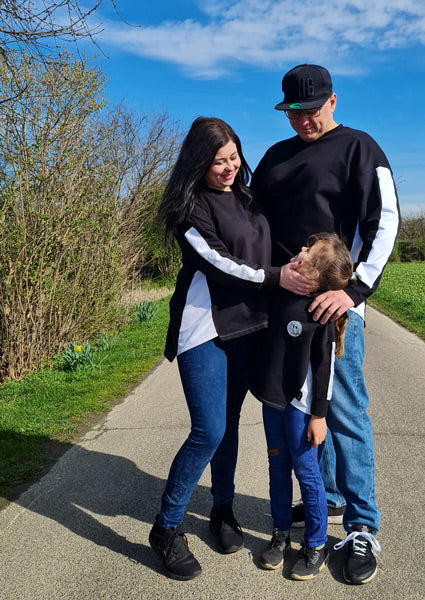 lovely family oversized hoodie - BEAMER