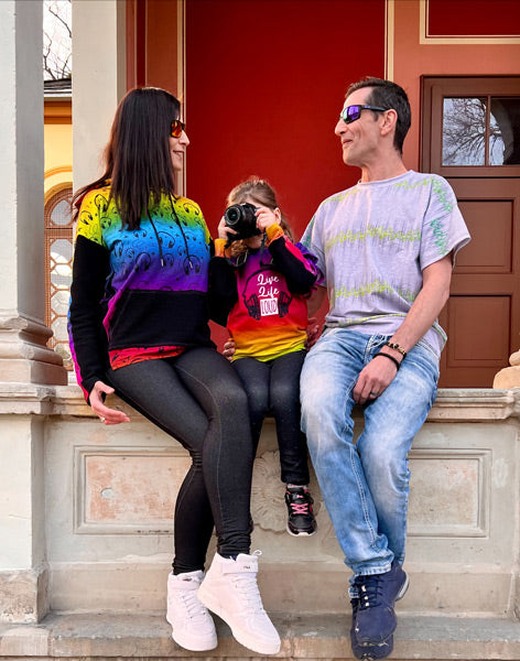 lovely family oversized hoodie - BEAMER
