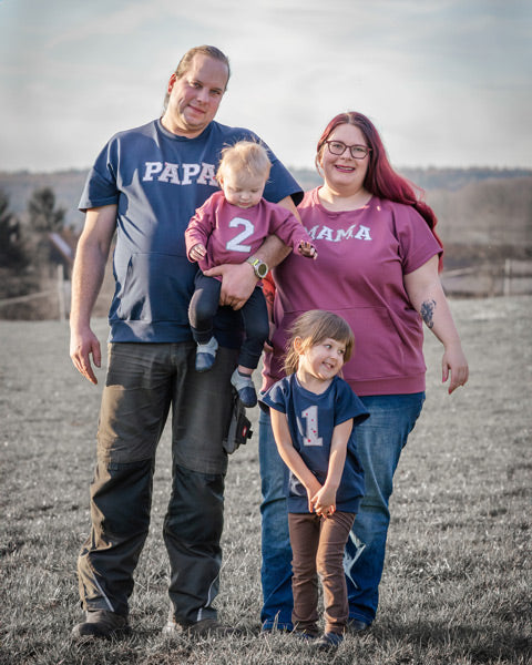 lovely family oversized hoodie - BEAMER