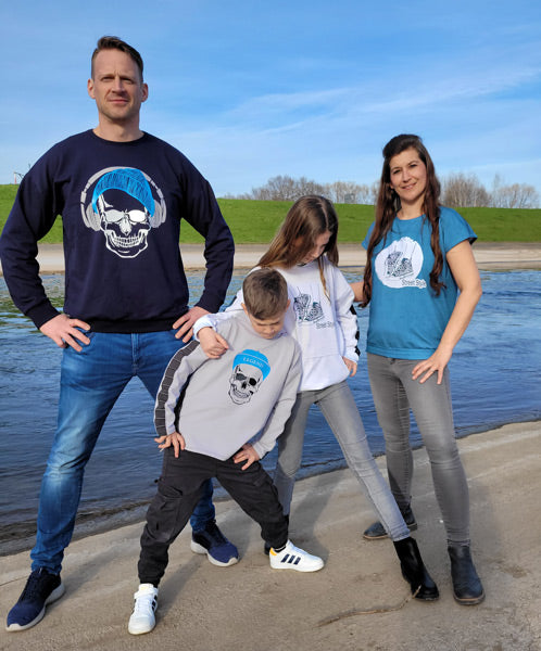 lovely family oversized hoodie - BEAMER