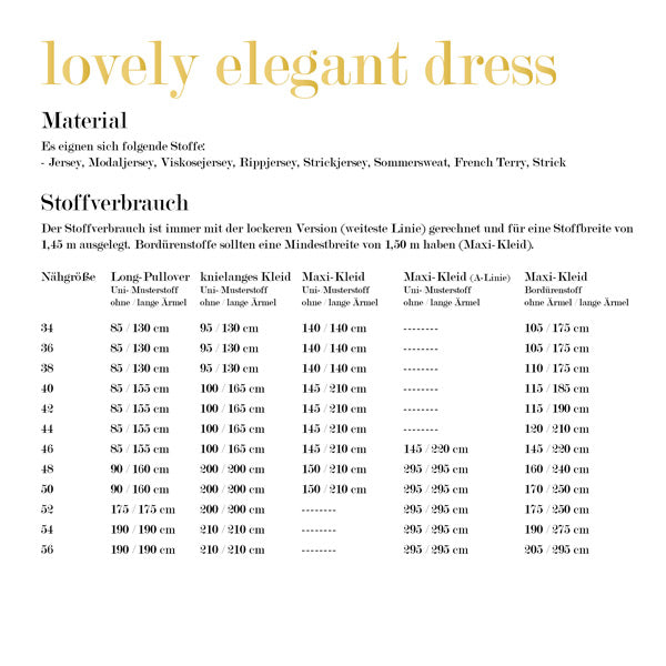 lovely elegant dress - 34-56 - BEAMER