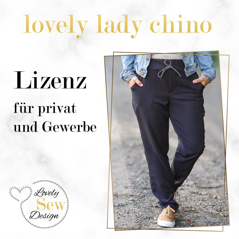 Lizenz lovely lady chino