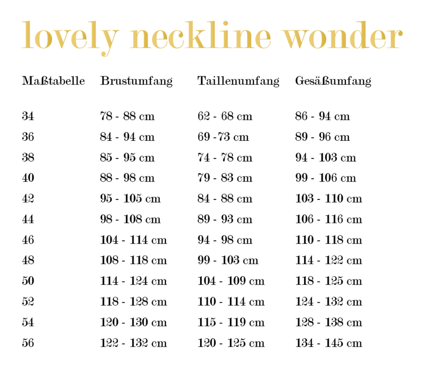 lovely neckline wonder - 34-56 BEAMER