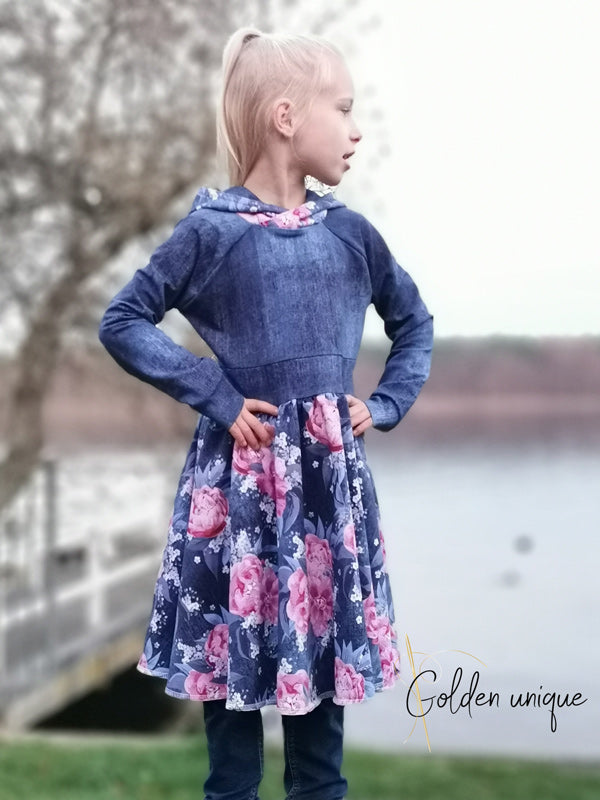 lovely hoodie dress 50-158 BEAMER