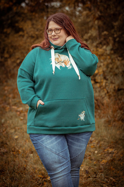 lovely lady oversized hoodie - 34-56 BEAMER