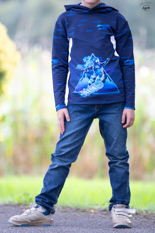 lovely split shirt 74-164 Sweatshirt Pullover Hoodie T-Shirt
