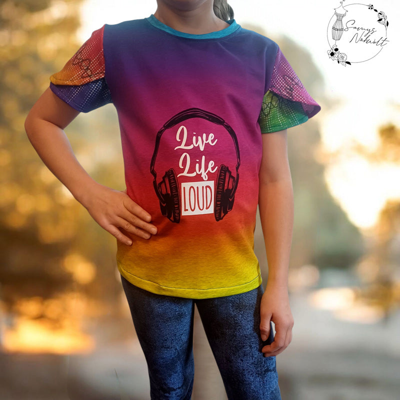 lovely split shirt 74-164 Sweatshirt Pullover Hoodie T-Shirt