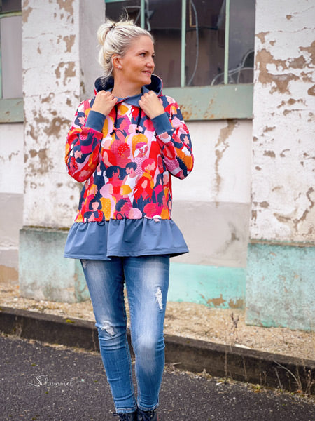 lovely lady oversized hoodie - 34-56