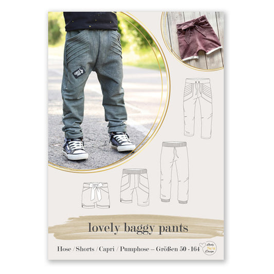 lovely baggy pants Papierschnittmuster 50-164