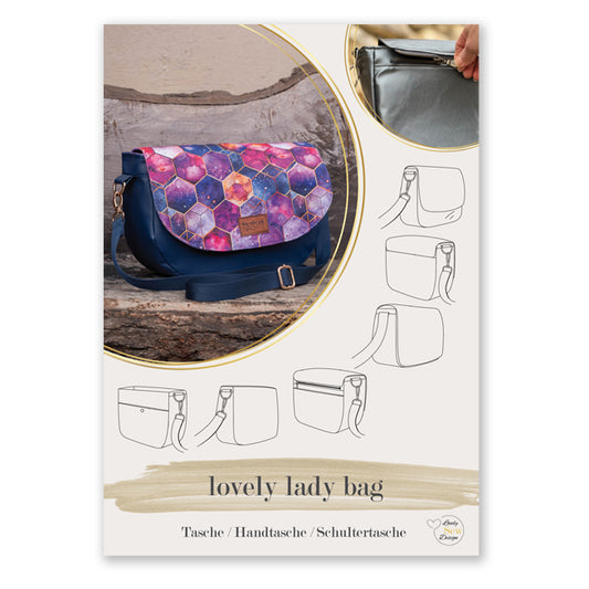 lovely lady bag (Handtasche) Papierschnittmuster