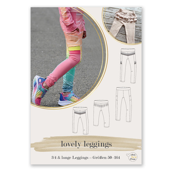 lovely leggings Papierschnittmuster 50-164