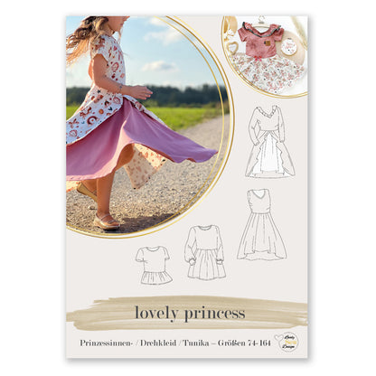 lovely princess Papierschnittmuster 74-164