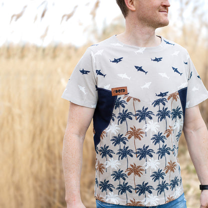 lovely men split shirt XS - 6XL BEAMER