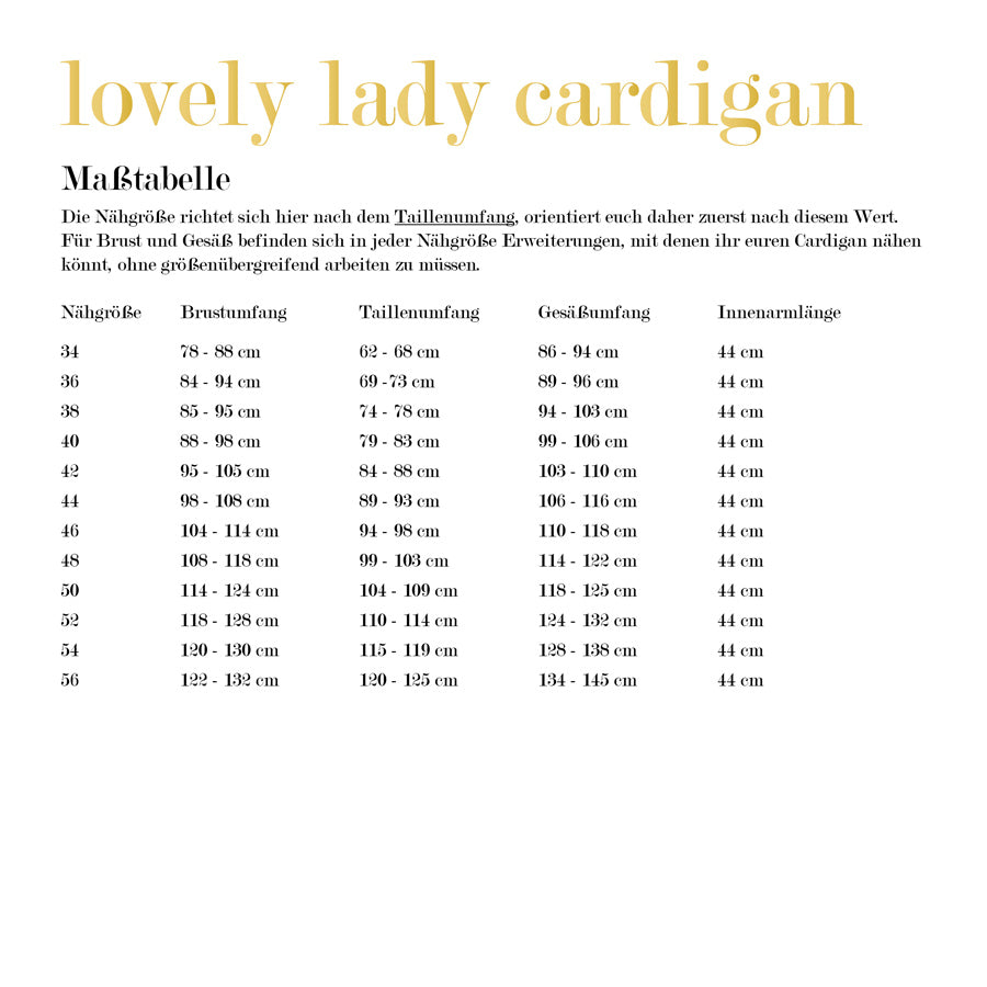 lovely lady cardigan 34-56 Jacke Bolero