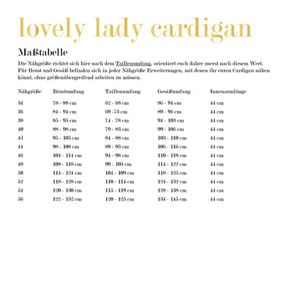 lovely lady cardigan 34-56 Jacke Bolero