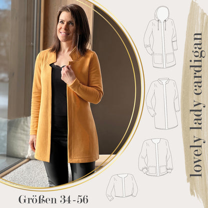 lovely lady cardigan 34-56 Jacke Bolero