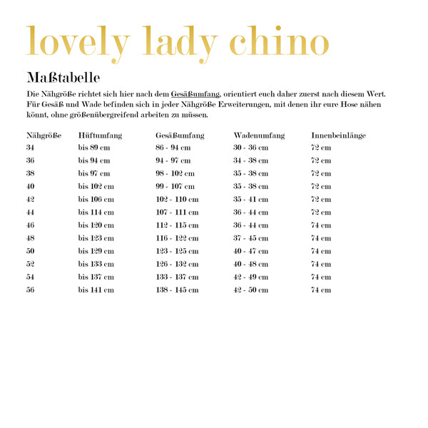 lovely lady chino 34-56 - BEAMER