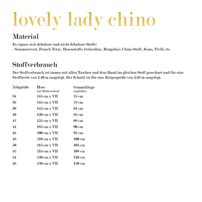 lovely lady chino 34-56 - BEAMER