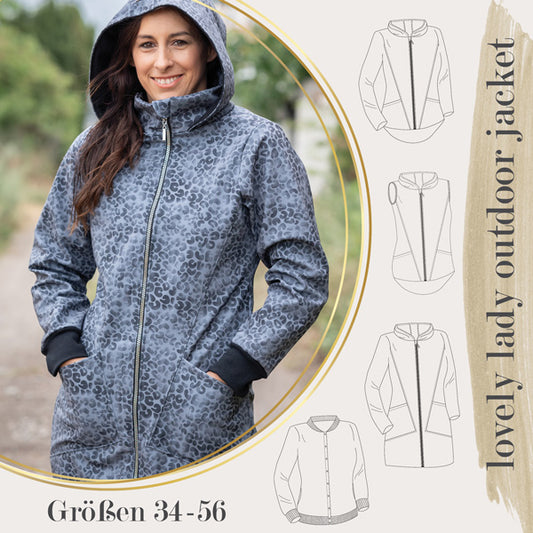 lovely lady outdoor jacket - 34-56