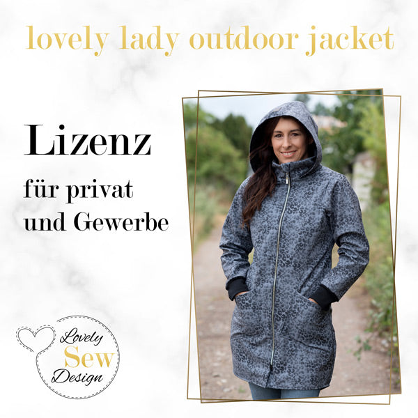 Lizenz lovely lady outdoor jacket