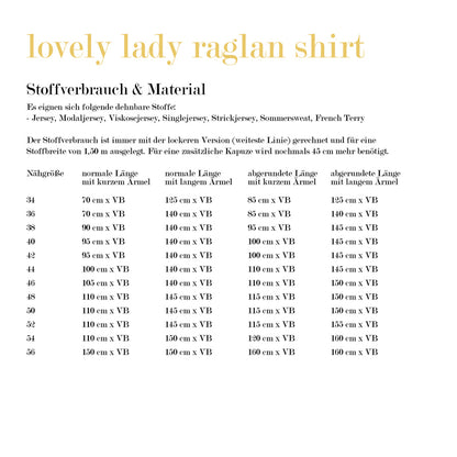 lovely lady raglan shirt 34-56 T-Shirt Pullover Hoodie