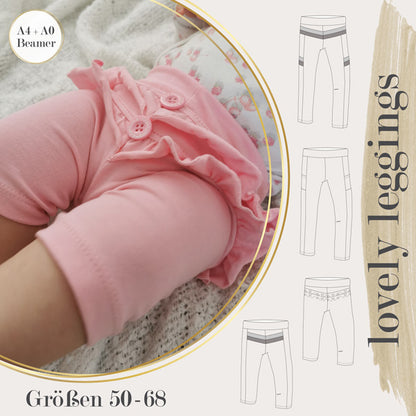 lovely leggings 50-68 NEWBORN