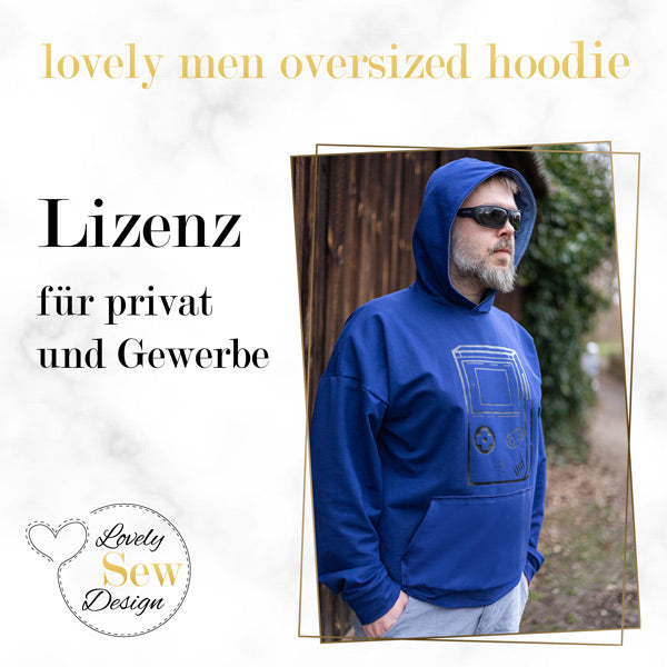 Lizenz lovely men oversized hoodie