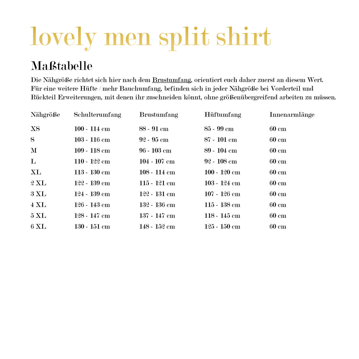 lovely men split shirt XS - 6XL BEAMER