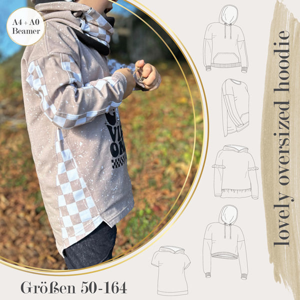 lovely oversized hoodie BEAMER 50-164