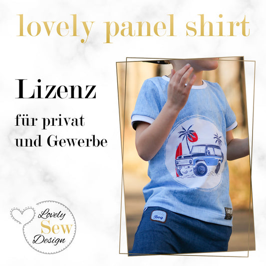 Lizenz lovely panel shirt