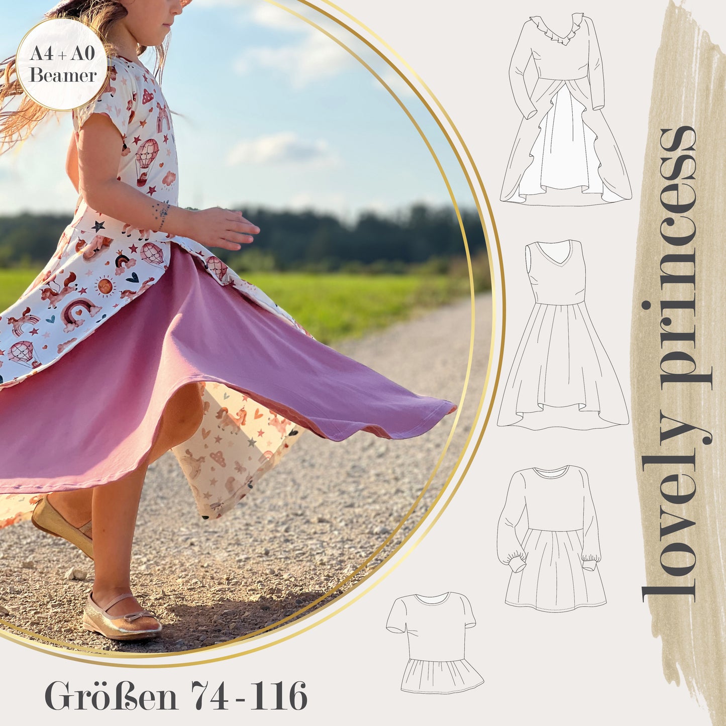 lovely princess 74-116 BEAMER Kleid & Tunika