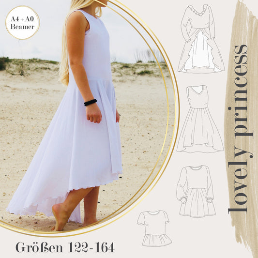 lovely princess 122-164  BEAMER Kleid & Tunika