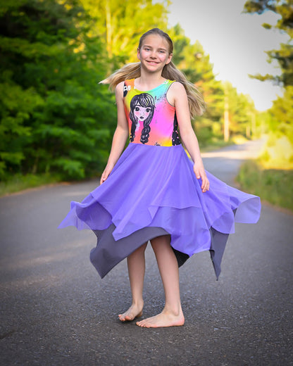 lovely fast dress 74-164 Kleid Festkleid