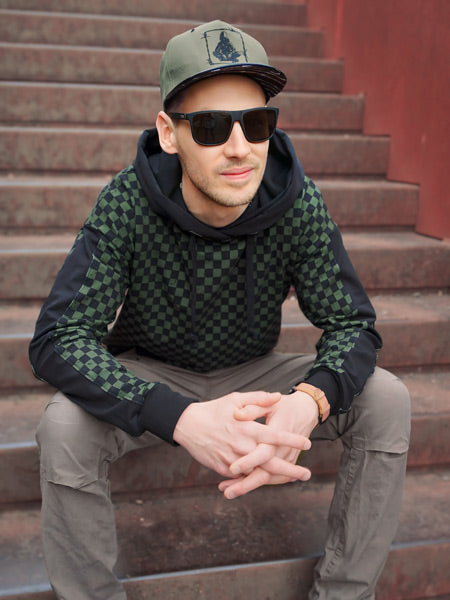 Herren Beamer Schnittmuster lovelymenoversizedhoodie Pullover Hoodie Sweater Shirt