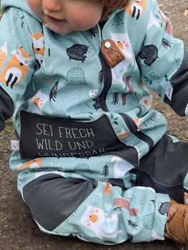 Baby Softshelloverall lovely outdoor overall Matschanzug Nähanleitung Anzug Jungen Softshell Kinder