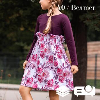 lovely bloom Beamer Schnittmuster Paperbag Nähanleitung Kleid