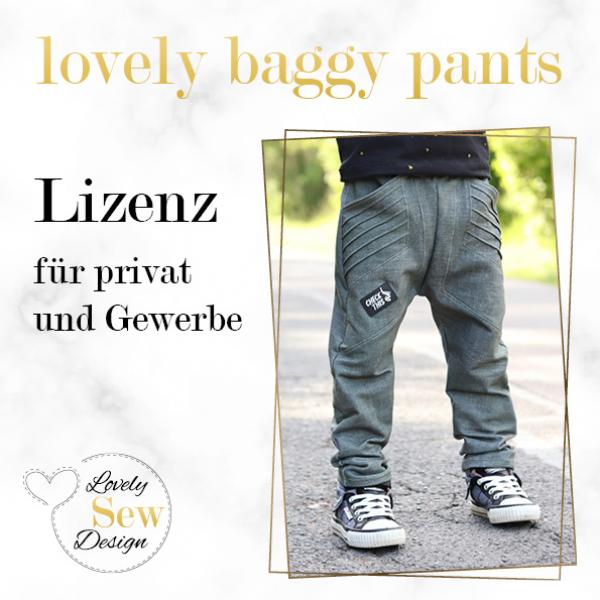 Lizenz Schnittmuster ebook lovely baggy pants Hose
